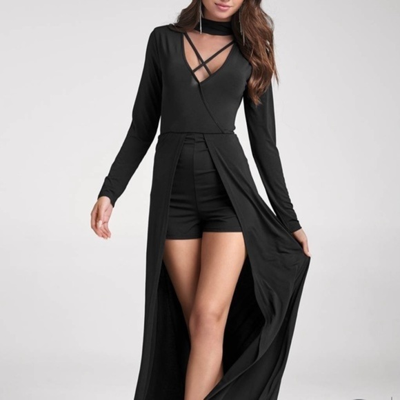 Venus Women’s mock-neck Strappy Rompy Dress Size M - Picture 6 of 6